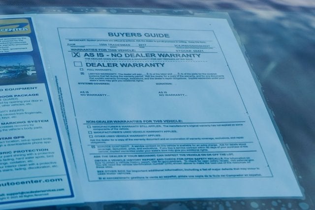 2017 RAM 1500 Tradesman