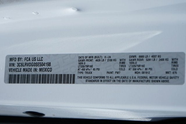 2025 RAM ProMaster 2500 High Roof