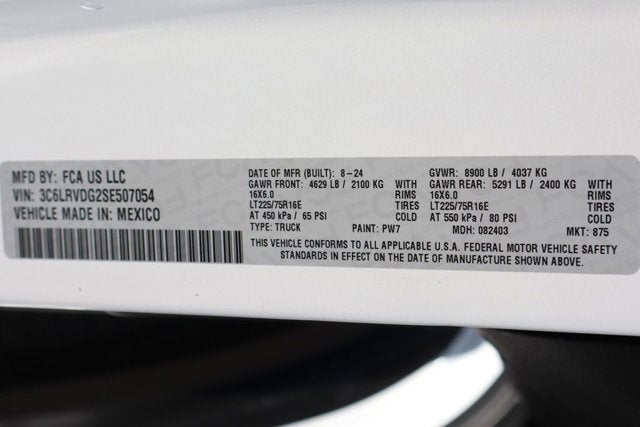 2025 RAM ProMaster 2500 High Roof