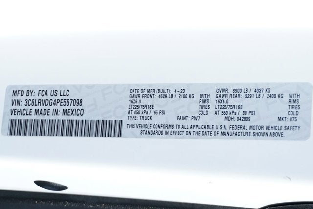 2023 RAM ProMaster 2500 High Roof