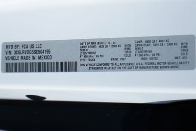 2025 RAM ProMaster 2500 High Roof