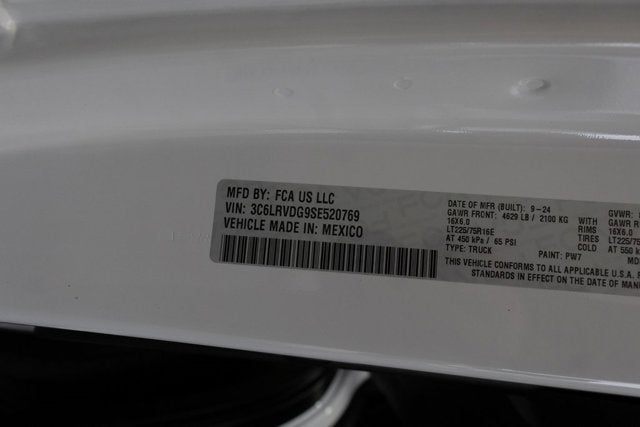 2025 RAM ProMaster Cargo Van High Roof