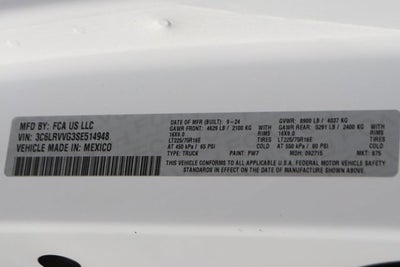 2025 RAM ProMaster 2500 Base