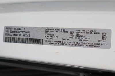 2023 RAM ProMaster 3500 High Roof