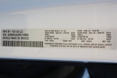 2024 RAM ProMaster 3500 High Roof