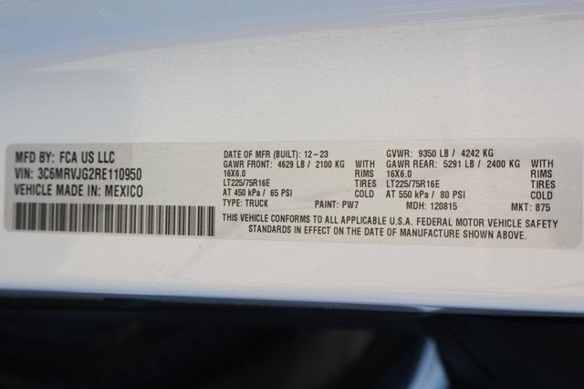 2024 RAM ProMaster 3500 High Roof