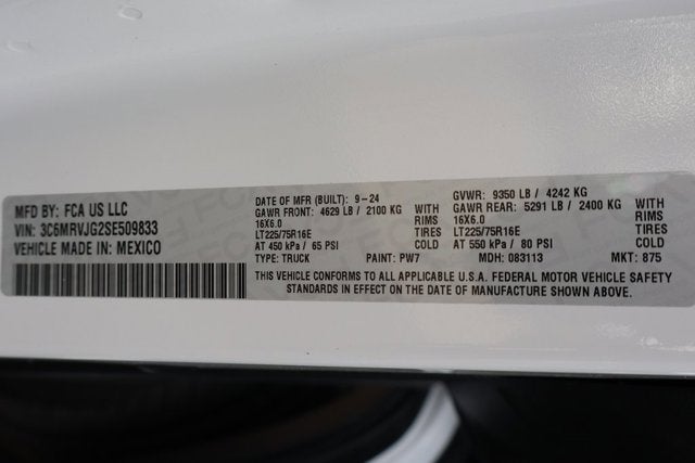 2025 RAM ProMaster 3500 High Roof