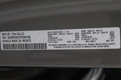 2023 RAM ProMaster 3500 High Roof