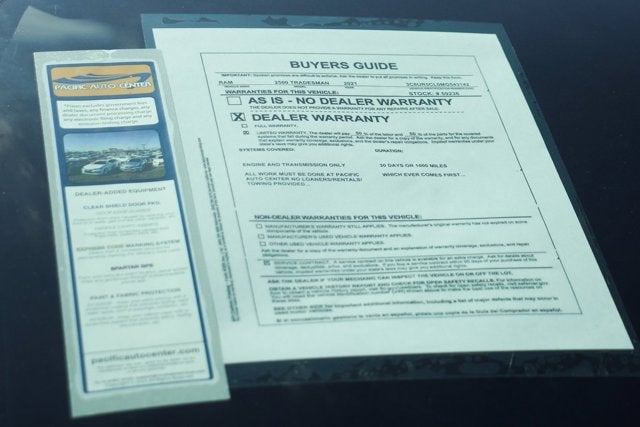 2021 RAM 2500 Tradesman