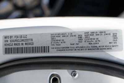 2022 RAM 2500 Tradesman