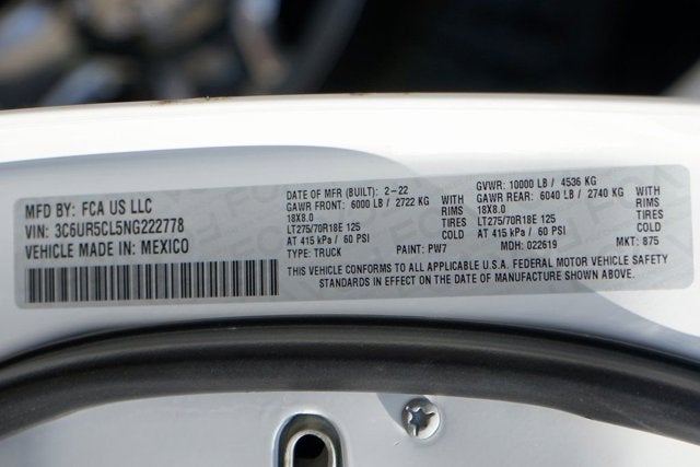 2022 RAM 2500 Tradesman