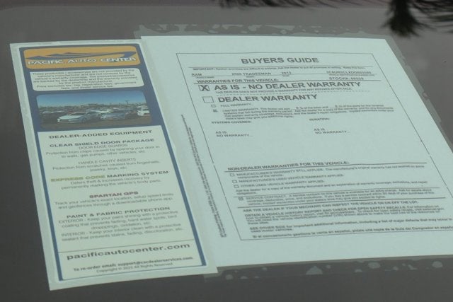 2013 RAM 2500 Tradesman