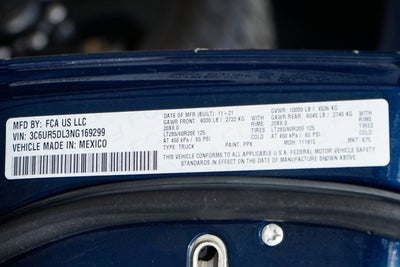 2022 RAM 2500 Big Horn