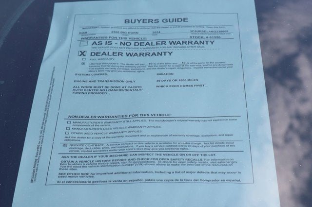 2024 RAM 2500 Big Horn