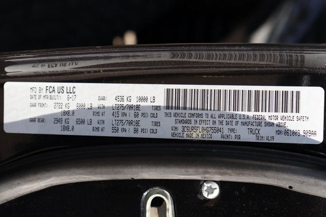 2017 RAM 2500 Laramie