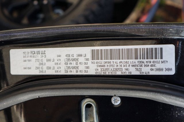 2018 RAM 2500 Laramie