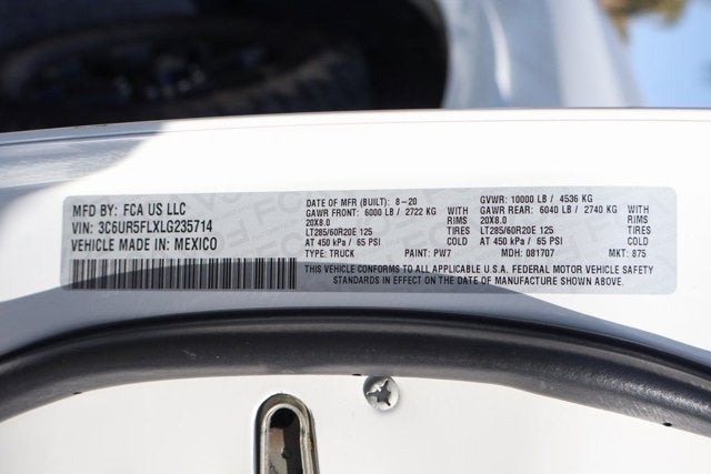 2020 RAM 2500 Laramie