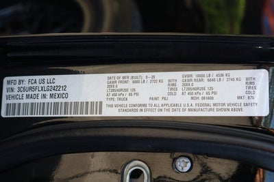 2020 RAM 2500 Laramie