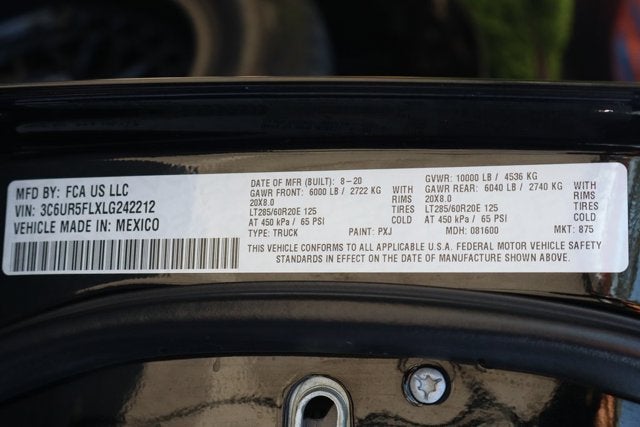 2020 RAM 2500 Laramie