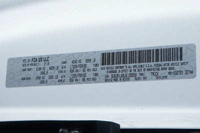 2018 RAM ProMaster 3500 High Roof