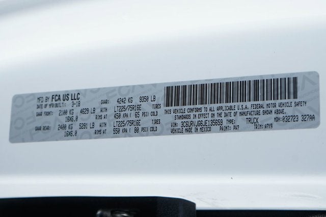 2018 RAM ProMaster 3500 High Roof