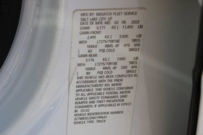 2022 RAM 3500 Tradesman