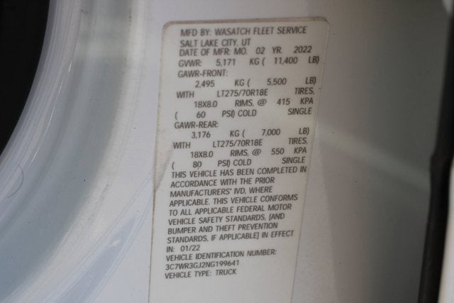 2022 RAM 3500 Tradesman