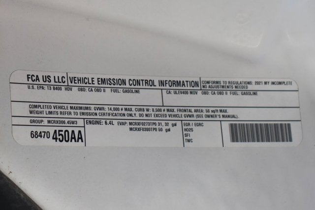 2021 RAM 3500 Tradesman