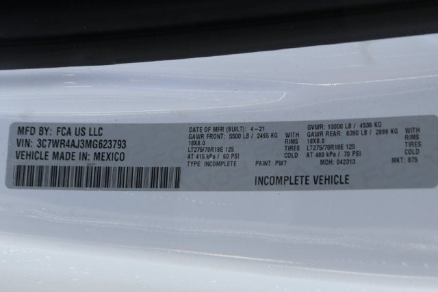 2021 RAM 2500 Tradesman