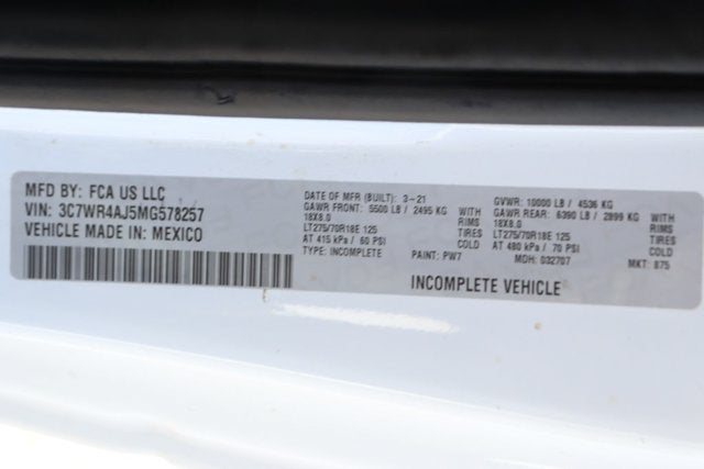 2021 RAM 2500 Tradesman