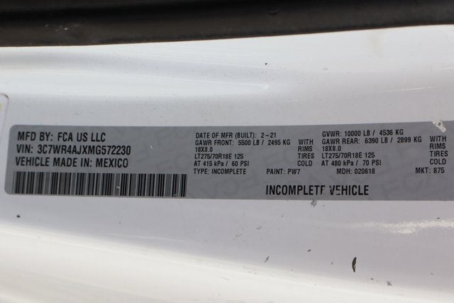 2021 RAM 2500 Tradesman