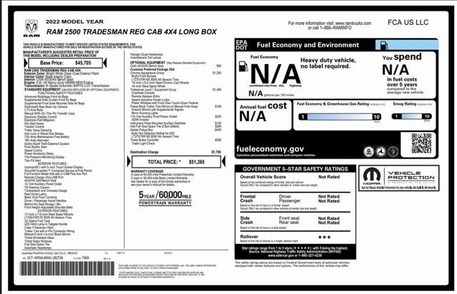 2022 RAM 2500 Tradesman