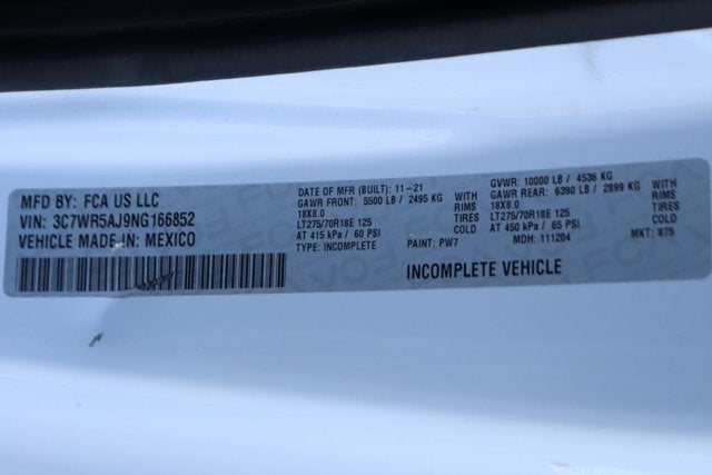 2022 RAM 2500 Tradesman