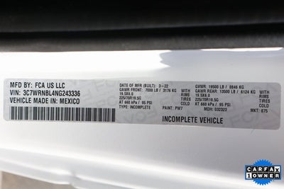 2022 RAM 5500HD Tradesman