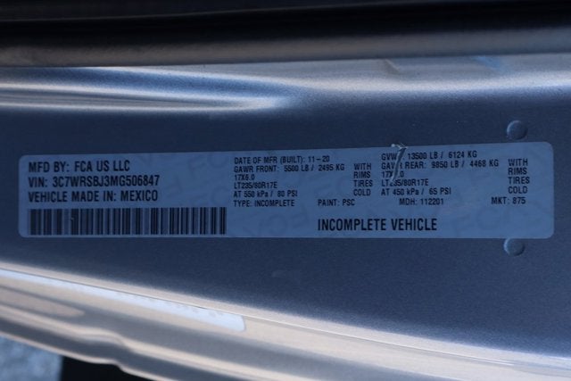 2021 RAM 3500 Tradesman