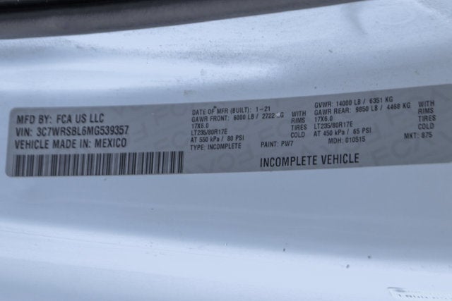 2021 RAM 3500 Tradesman