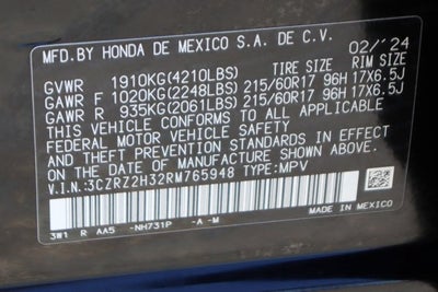 2024 Honda HR-V LX