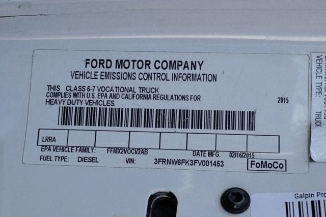 2015 Ford F-650SD XLT