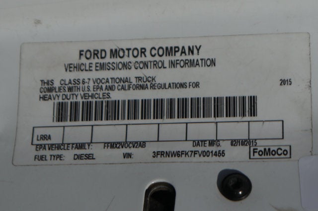 2015 Ford F-650SD XLT