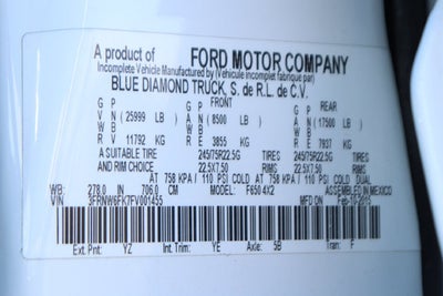 2015 Ford F-650SD XLT