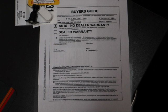 2012 Ford F-650SD XLT