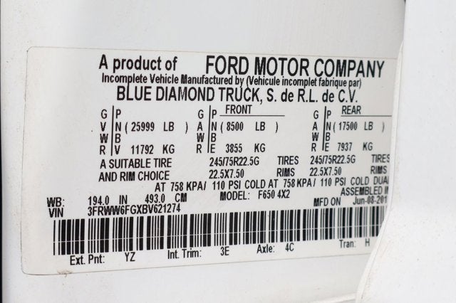 2011 Ford F-650SD XLT