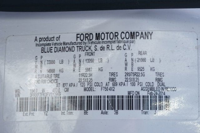 2015 Ford F-750SD XL