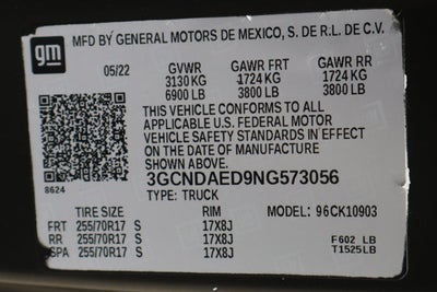 2022 Chevrolet Silverado 1500 WT