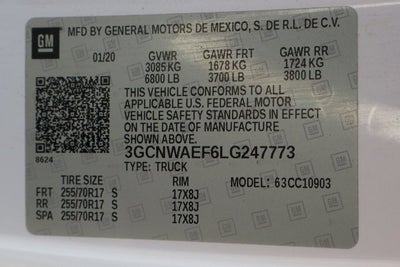 2020 Chevrolet Silverado 1500 WT