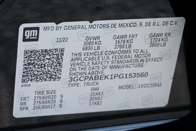 2023 Chevrolet Silverado 1500 Custom