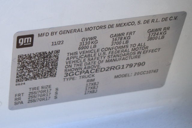 2024 Chevrolet Silverado 1500 LT