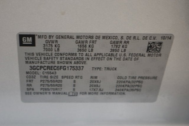 2015 Chevrolet Silverado 1500 LT