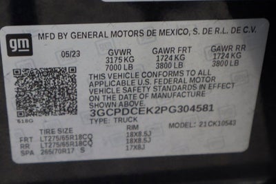 2023 Chevrolet Silverado 1500 Custom Trail Boss