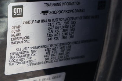 2023 Chevrolet Silverado 1500 Custom Trail Boss